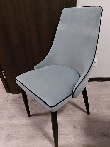 Стул на металлокаркасе Kora dark gray / black фото покупателя 466