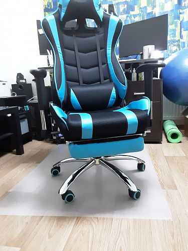 Компьютерное кресло Kano 1 light blue / black фото покупателя 115