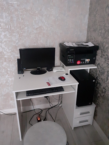 Стол компьютерный Джаз-24 правый венге фото покупателя 144