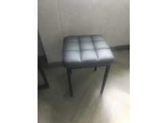 Табурет Байя кожзам темно-серый / черный матовый фото покупателя 6