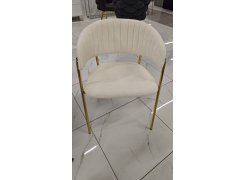Стул на металлокаркасе Kamelia green / gold из шоурума 7