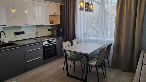 Стол раскладной Лота Лофт 120 25 мм юта / черный матовый фото покупателя 775