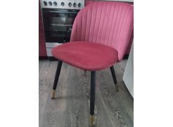 Стул на металлокаркасе Gabi 1 light purple / black фото покупателя 530