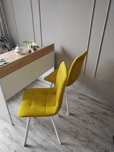 Комплект стульев Чилли 4 шт темно-серый / черный фото покупателя 189