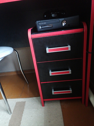 Тумба Ханна черная / красная - Уцененный экземпляр фото покупателя 167