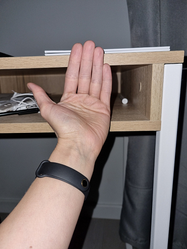 Письменный стол Леон Лофт дуб делано светлый / белый матовый фото покупателя 191