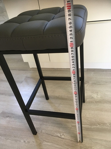 Барный стул Лофт линкольн белый / белый матовый фото покупателя 301