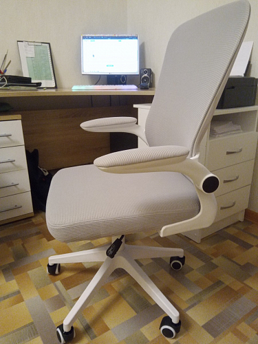 Компьютерное кресло Konfi blue / white фото покупателя 293