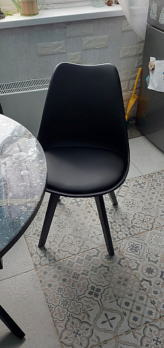 Деревянный стул Bonuss black / black фото покупателя 31