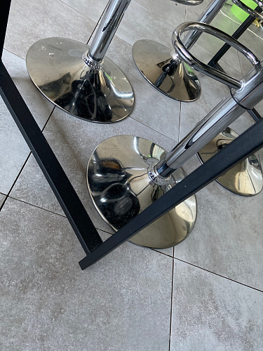 Барная стойка Дилан Лофт 120х60х110 бетон фото покупателя 104