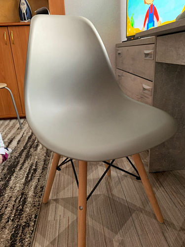 Пластиковый стул Eames PC-015 желтый фото покупателя 35