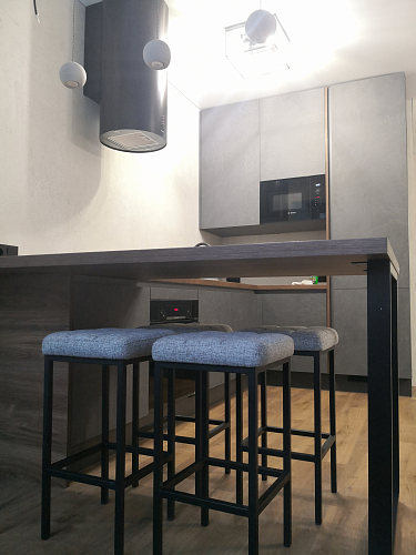 Барный стул Лофт линкольн белый / белый матовый фото покупателя 18