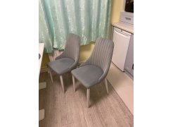 Стул на металлокаркасе Kora green / black фото покупателя 266