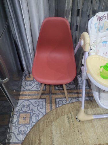 Пластиковый стул Eames PC-015 серо-голубой / дерево фото покупателя 187