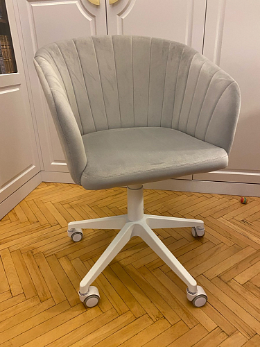 Компьютерное кресло Тибо светло-коричневый / белый фото покупателя 4