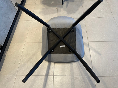 Комплект стульев Вейв 4 шт светло-серый / черный фото покупателя 45