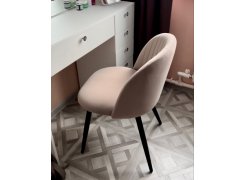 Стул на металлокаркасе Gabi blue / black фото покупателя 678