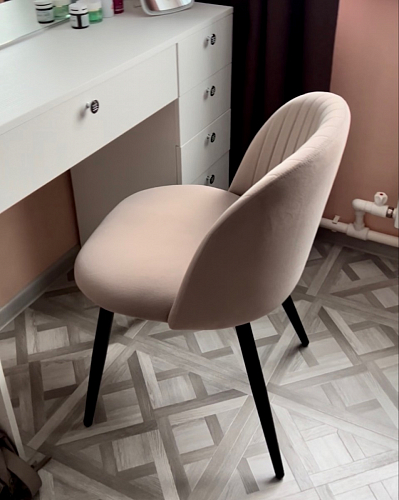 Стул на металлокаркасе Gabi wine red / black фото покупателя 725