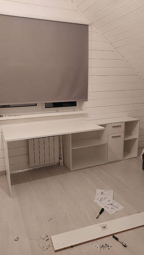 Письменный стол Лайт 03.245F белый гладкий 101 фото покупателя 124