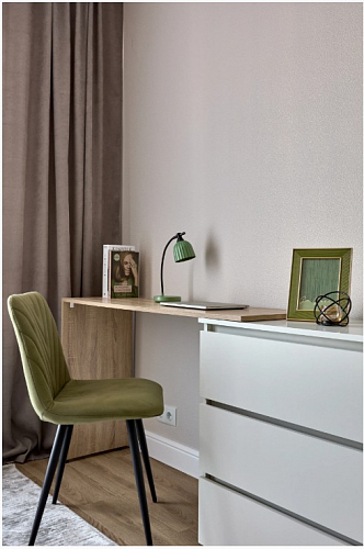 Стул на металлокаркасе Ральф синий / черный фото покупателя 10