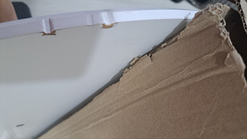 Стол Тулип 90х73 белый мрамор / золото фото покупателя 69