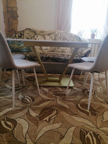 Стол на тумбе Бугун обсидиан / черный фото покупателя 19