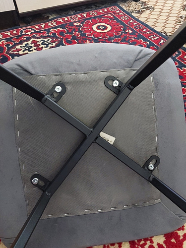 Комплект стульев Чилли 2 шт бежевый / черный фото покупателя 625