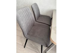 Стул на металлокаркасе Седа К крутящийся светло-серый  / белый фото покупателя 351