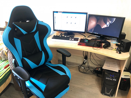 Компьютерное кресло Kano черное / красное фото покупателя 73