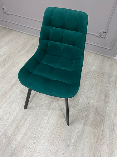 Стул на металлокаркасе Челси бирюзовый / черный фото покупателя 188