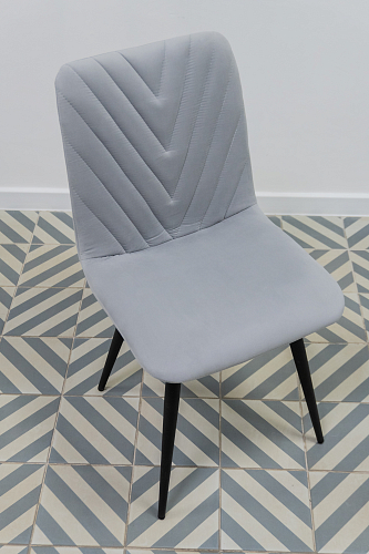 Стул на металлокаркасе Ральф синий / черный из шоурума 2