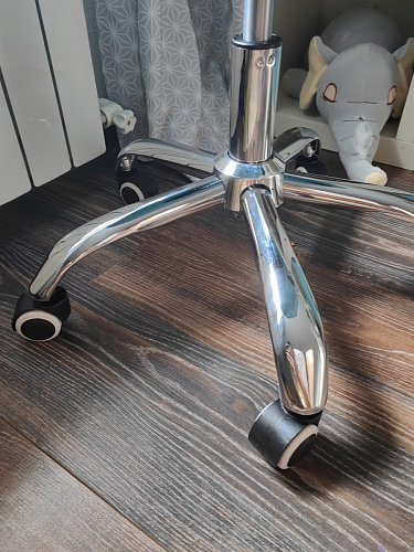 Компьютерное кресло Kolin с подушкой clear / white фото покупателя 246