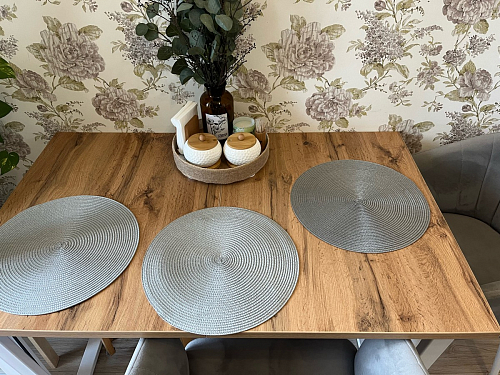 Стол раскладной Лота Лофт 120 25 мм юта / черный матовый фото покупателя 289