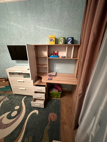 Компьютерный стол КСТ-16 левый дуб сонома / белый фото покупателя 49