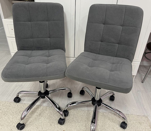 Компьютерное кресло Fiesta флок молочный 4 фото покупателя 29