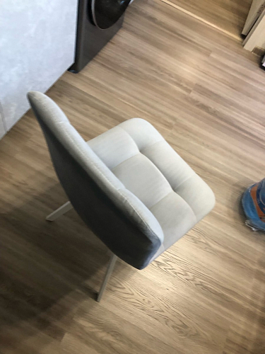 Стул на металлокаркасе Чилли К кирпичный / черный фото покупателя 3