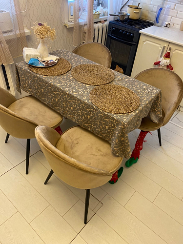 Стул на металлокаркасе Dodo blue фото покупателя 50