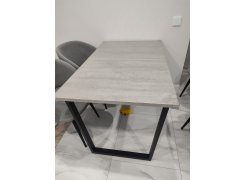 Стол Лота Лофт 140 25 мм юта / белый матовый фото покупателя 56