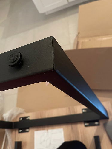 Деревянный стол Лота Лофт 120х75 белый матовый / дуб крафт золотой фото покупателя 245