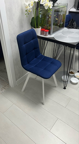 Стул на металлокаркасе Чилли К кирпичный / черный фото покупателя 651