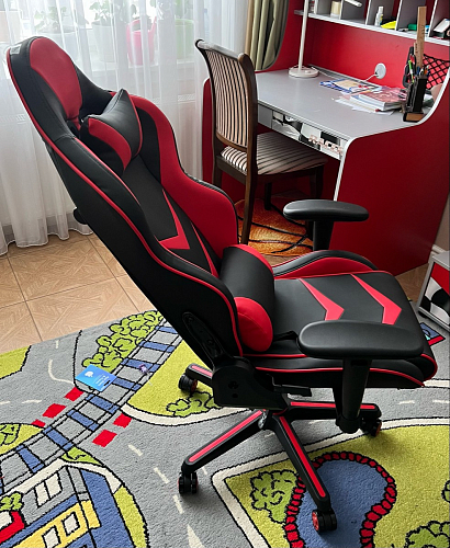 Компьютерное кресло Racer черное / красное фото покупателя 85