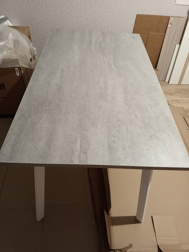 Стол Тринити Лофт 120 32 мм дуб галифакс табако / черный матовый фото покупателя 640