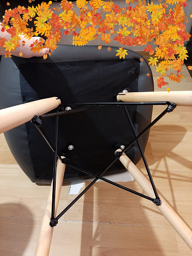 Деревянный стул Kvadro серый фото покупателя 9