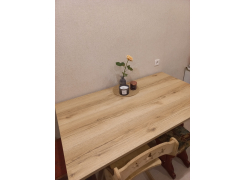 Стол Тринити Лофт 120 32 мм бетон / черный матовый фото покупателя 631