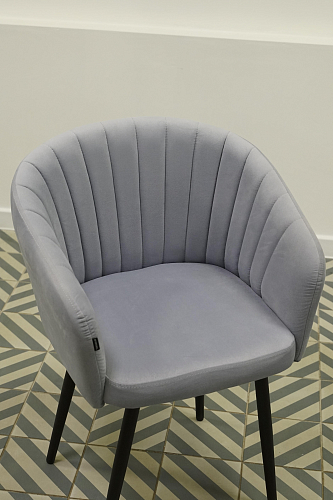 Стул на металлокаркасе Моншау крутящийся velutto 49 / белый из шоурума 5