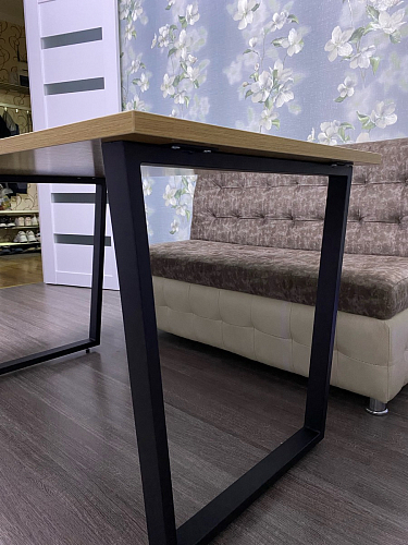 Деревянный стол Лота Лофт 120x75 дуб крафт табачный / черный матовый фото покупателя 547