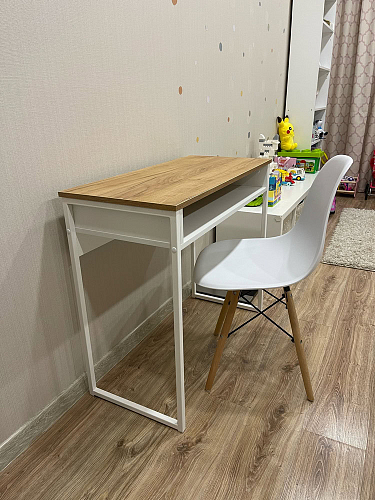 Стул Сindy Eames/Синди Имс мод. 001 yellow / natural фото покупателя 55