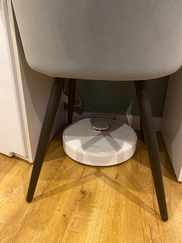 Стул на металлокаркасе Gabi 1 light blue / black / gold фото покупателя 179