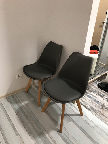 Деревянный стул Bonuss dark gray / black фото покупателя 46