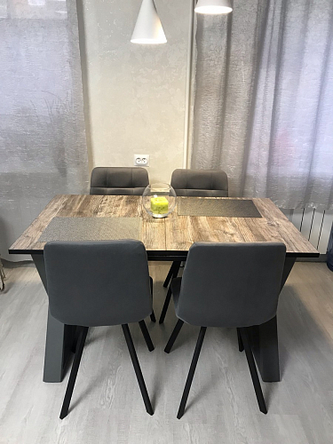 Комплект стульев Чилли 2 шт бежевый / черный фото покупателя 760